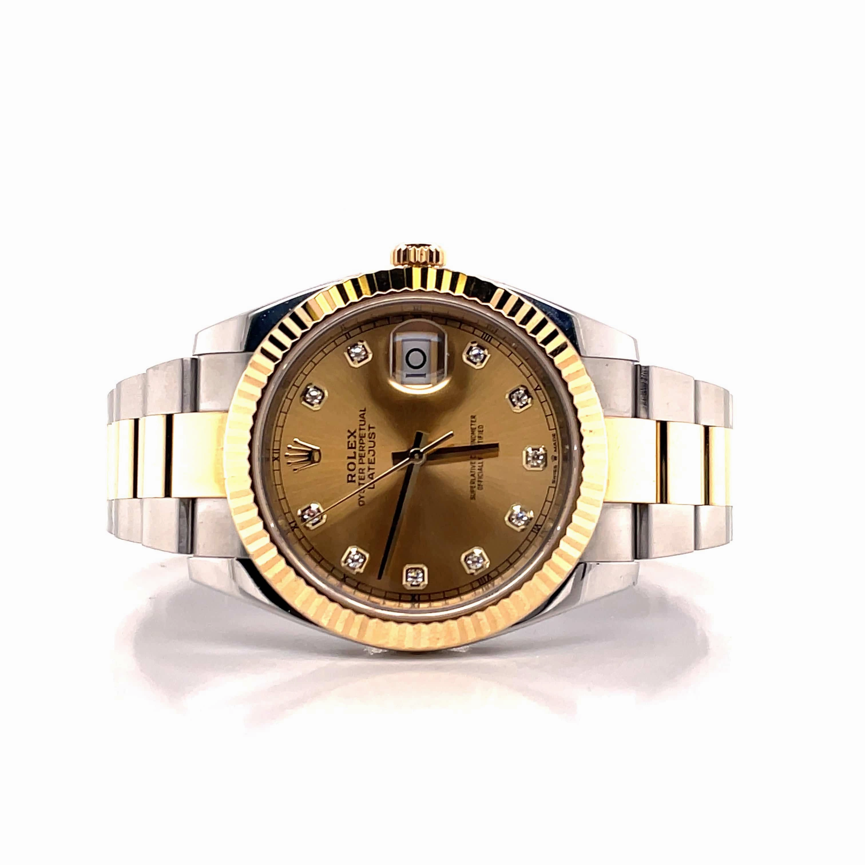 Rolex DateJust 126333 CHPDO Factory Diamond Dial Unworn