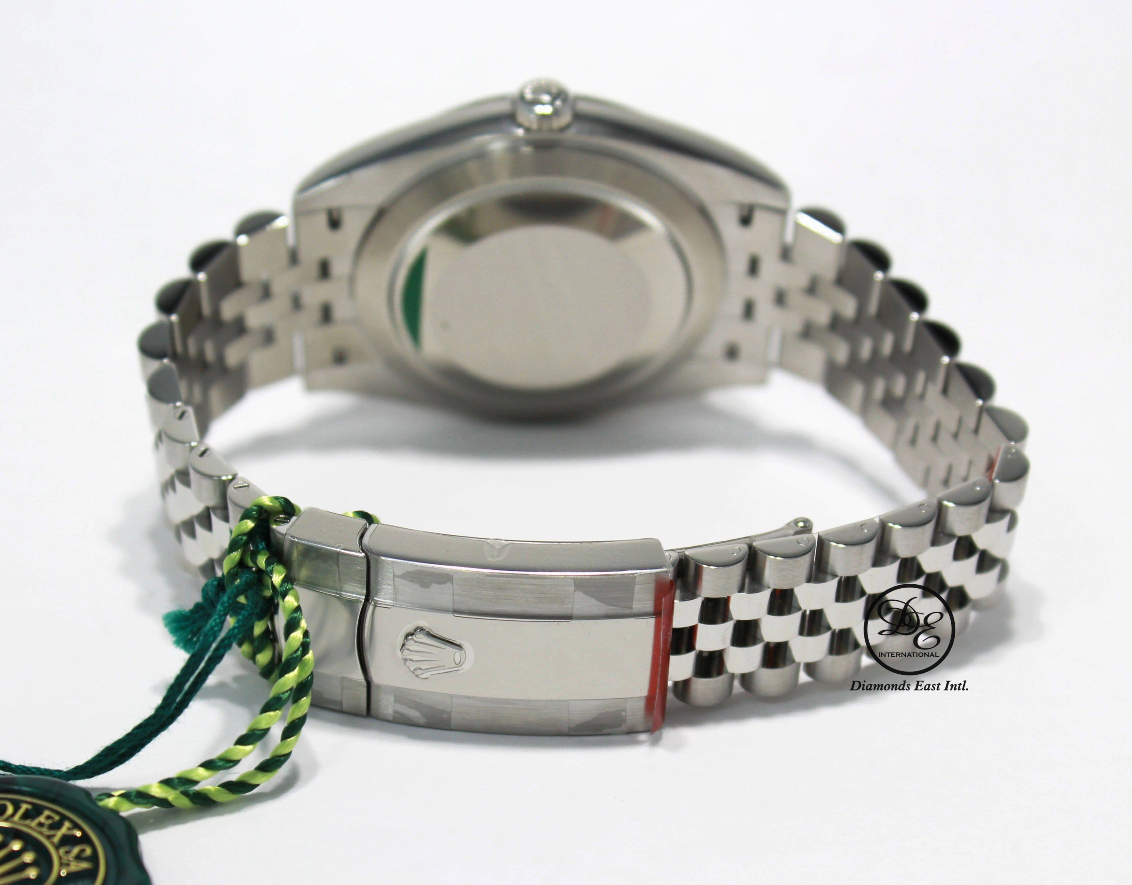 Rolex Datejust 126334 41mm Jubilee Rhodium Dial 18K White Gold Bezel Watch UNWORN