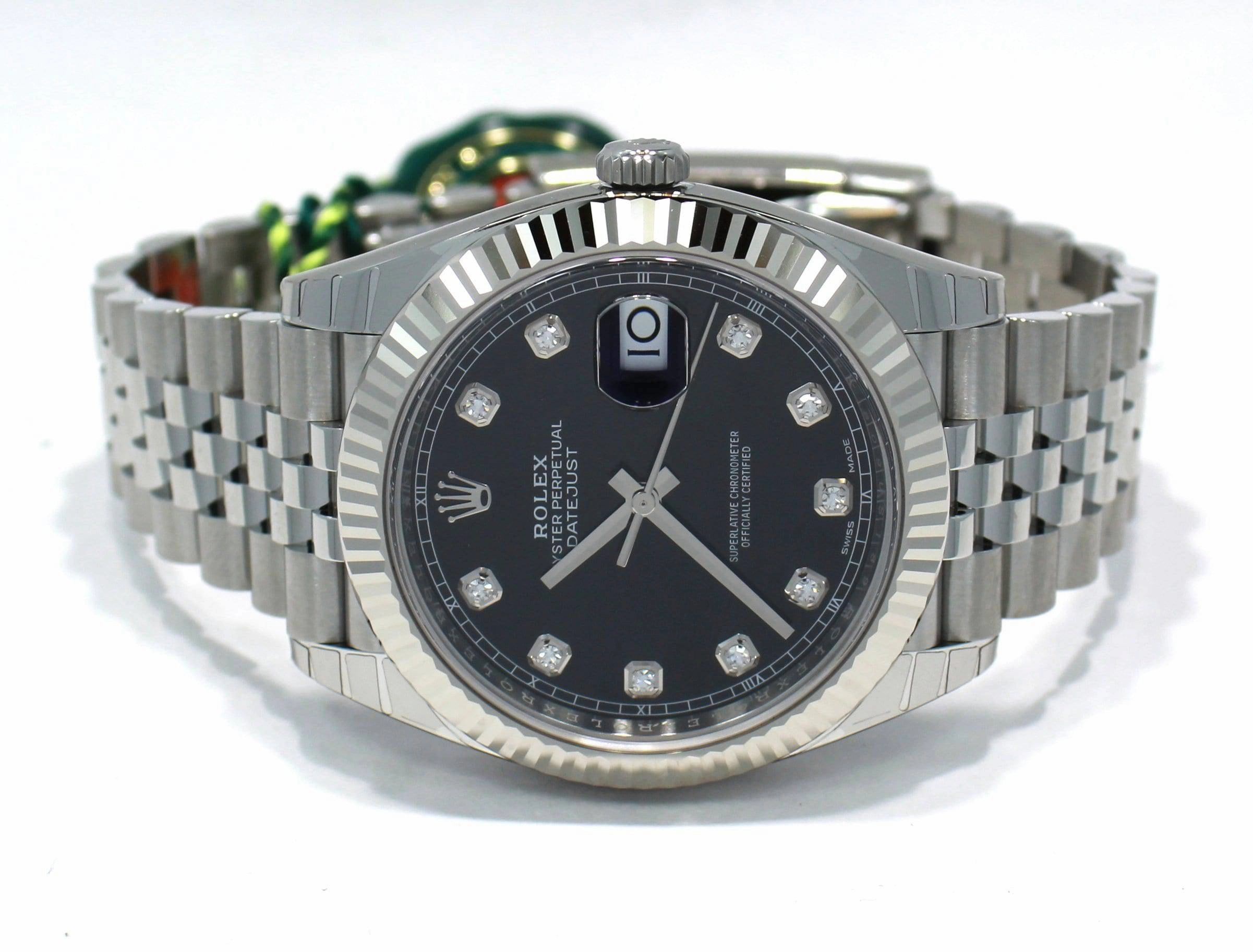 Rolex Datejust 126334 Black Diamond Dial Jubilee Unworn