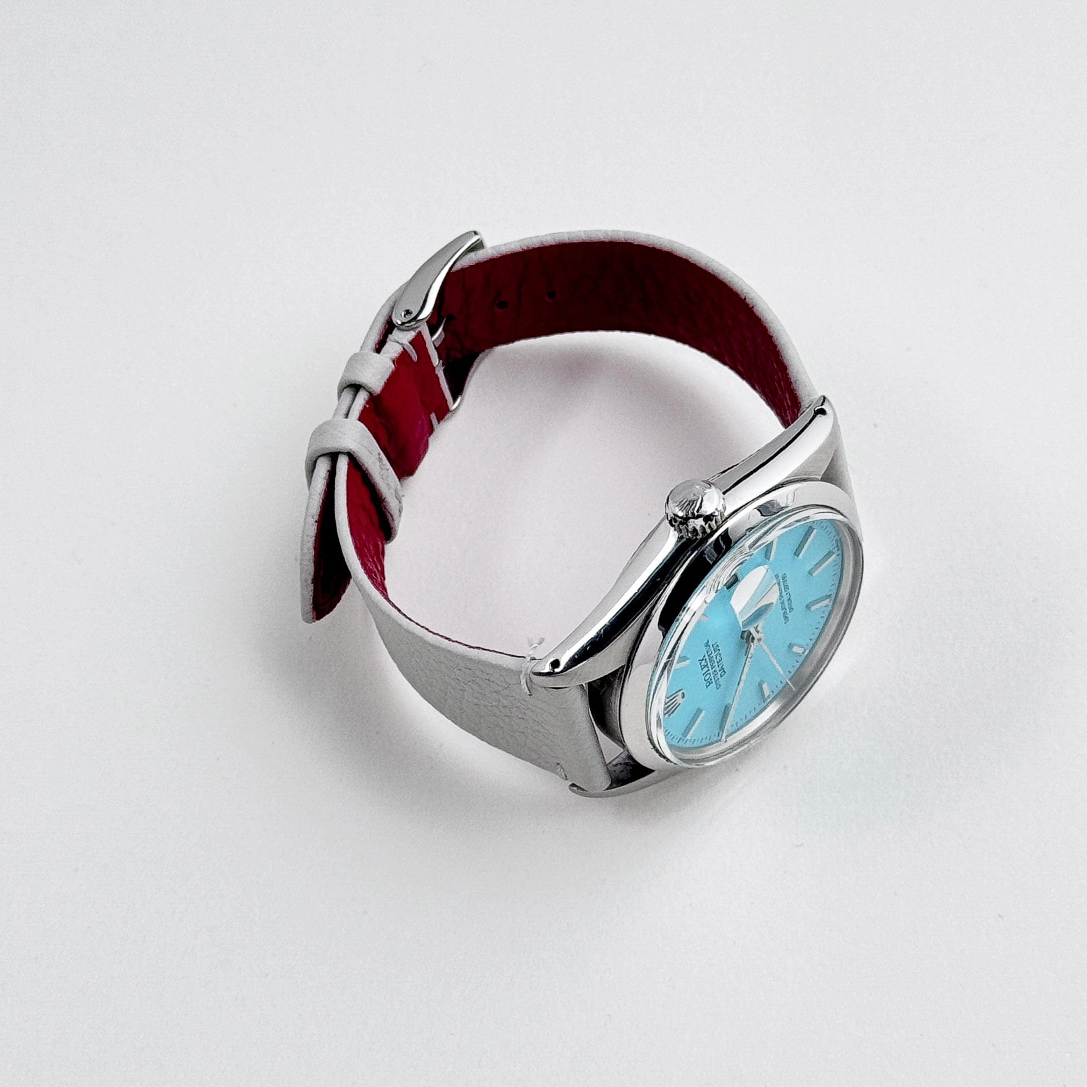 Rolex Datejust 16000 Stainless Steel Aftermarket Turquoise Dial