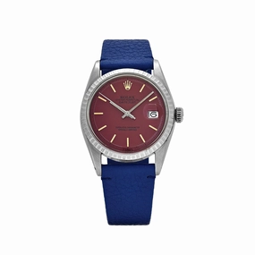 Rolex Datejust 1603 Stainless Steel Aftermarket Red Dial