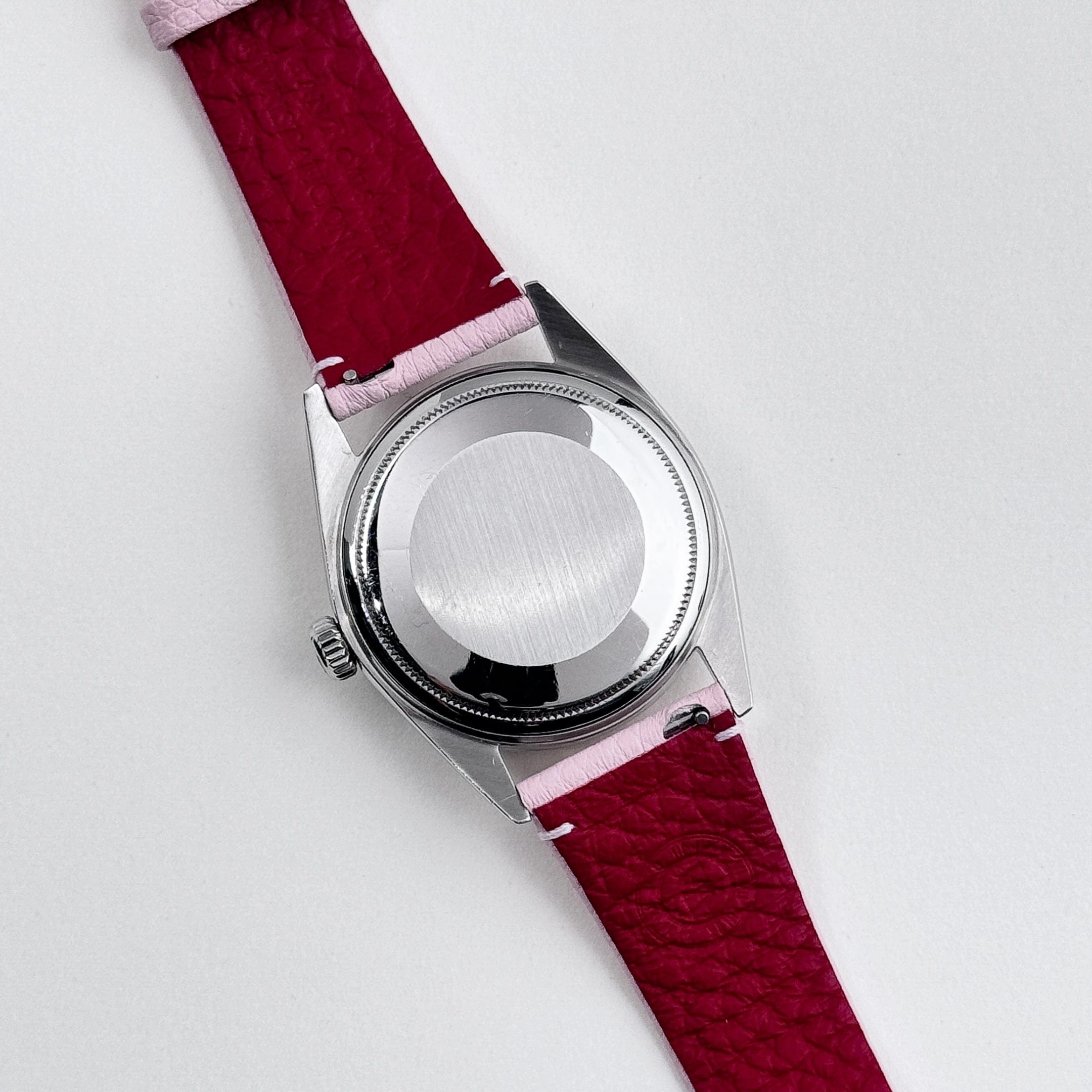 Rolex Datejust 1603 Stainless Steel Aftermarket Red Dial