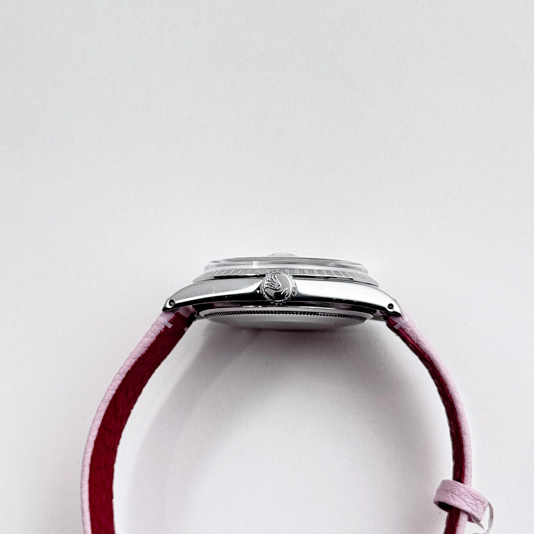 Rolex Datejust 1603 Stainless Steel Aftermarket Red Dial