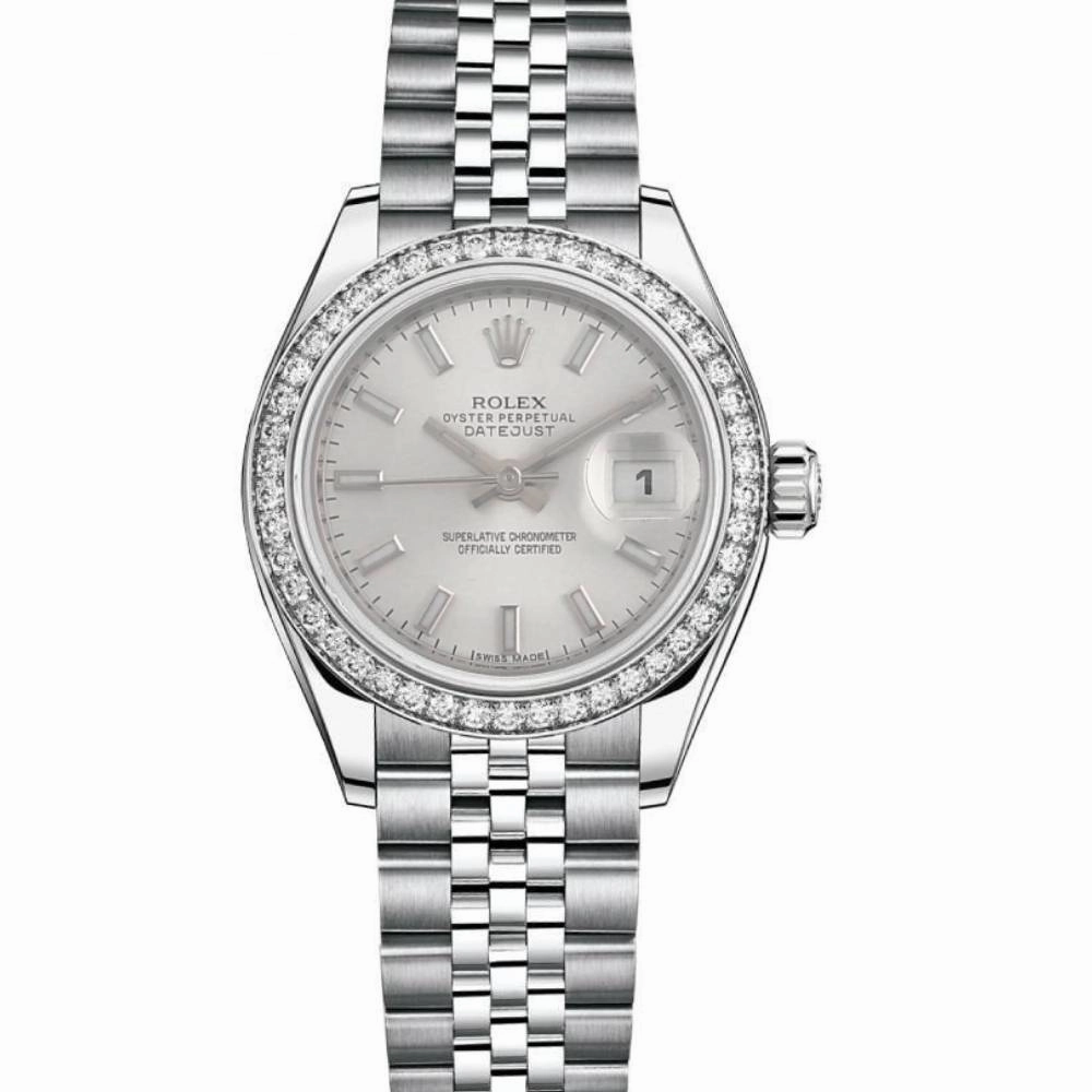 Rolex Datejust 26mm - Ref: 179384 sij - Silver Dial, Stainless Steel Jubilee Bracelet Women's Watch