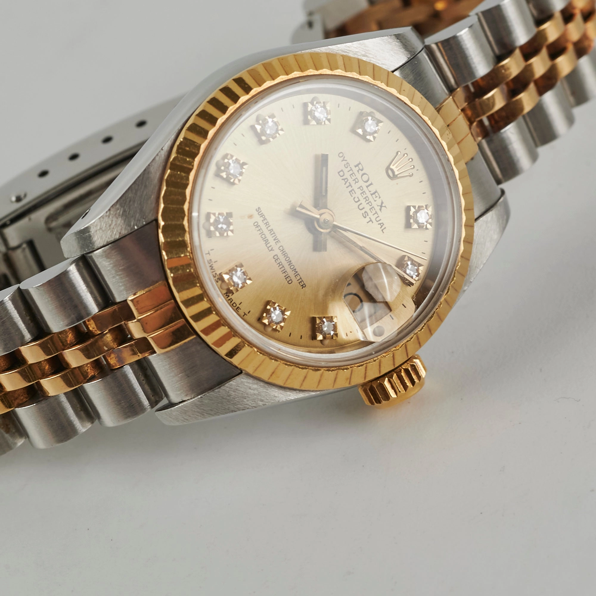 Rolex Datejust 26mm Two Toned with Diamonds Watch