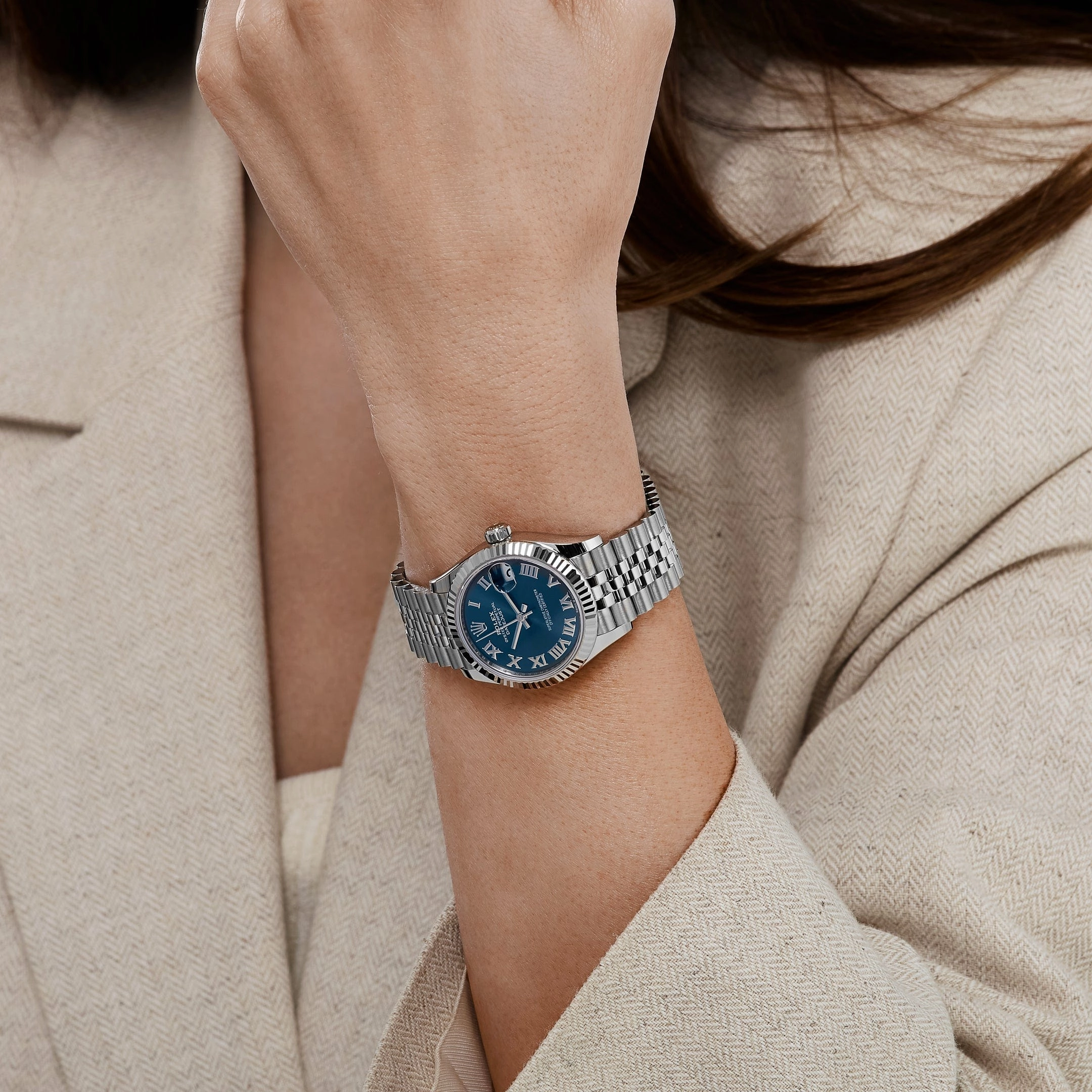 Rolex Datejust 278274 31 'Ladies' Stainless Steel Blue Roman Numerals Dial (2025)