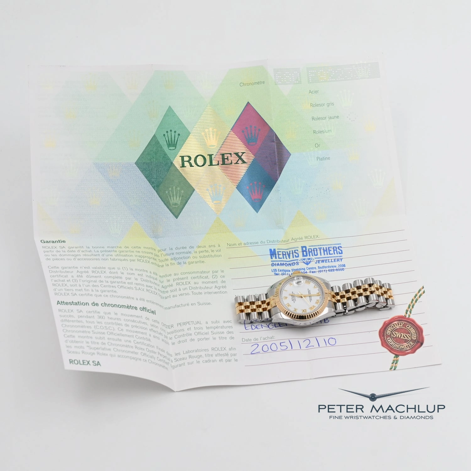 Rolex Datejust 31 2005