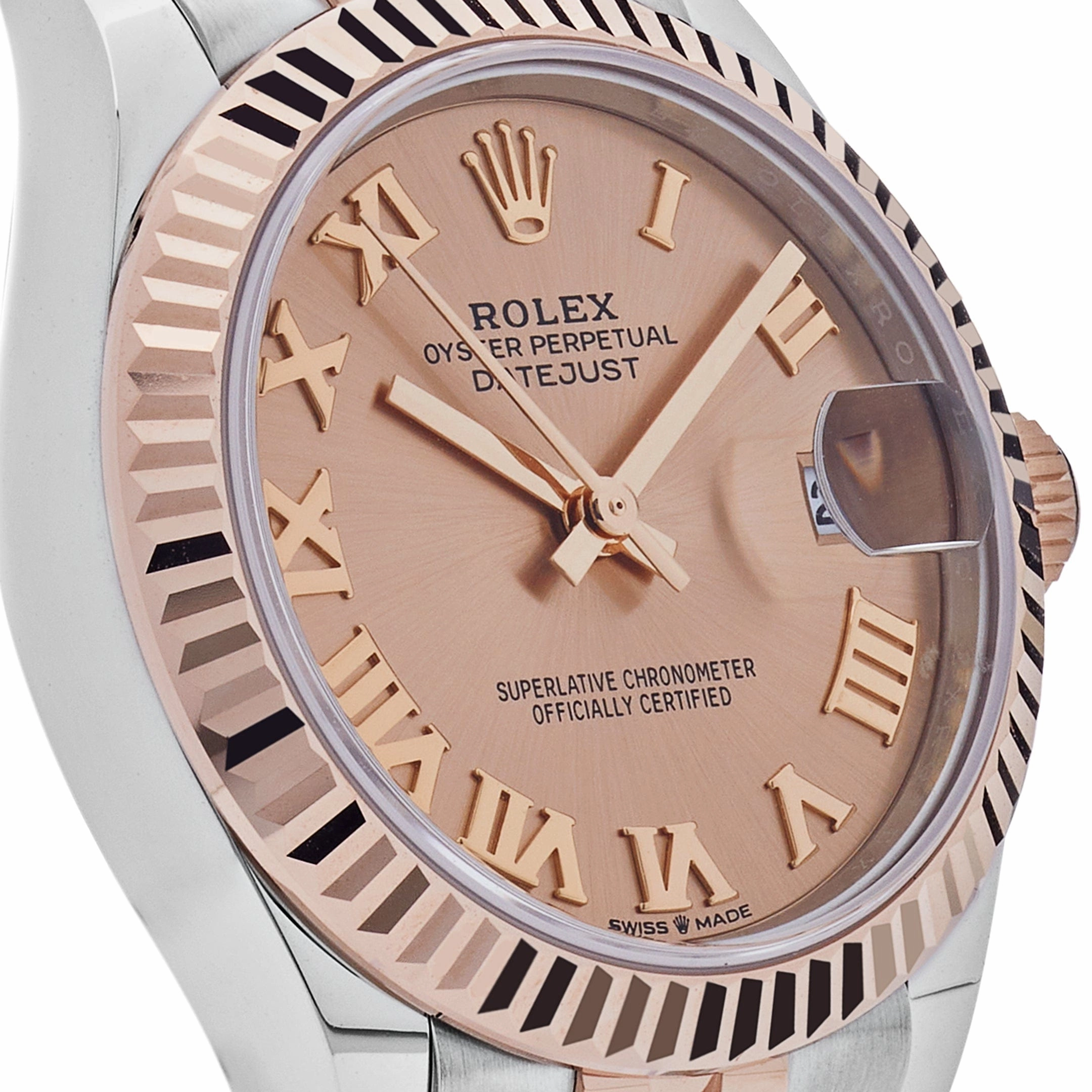 Rolex Datejust 31 278271 'Ladies' Rose Gold Stainless Steel Roman Pink Dial Jubilee (2025)