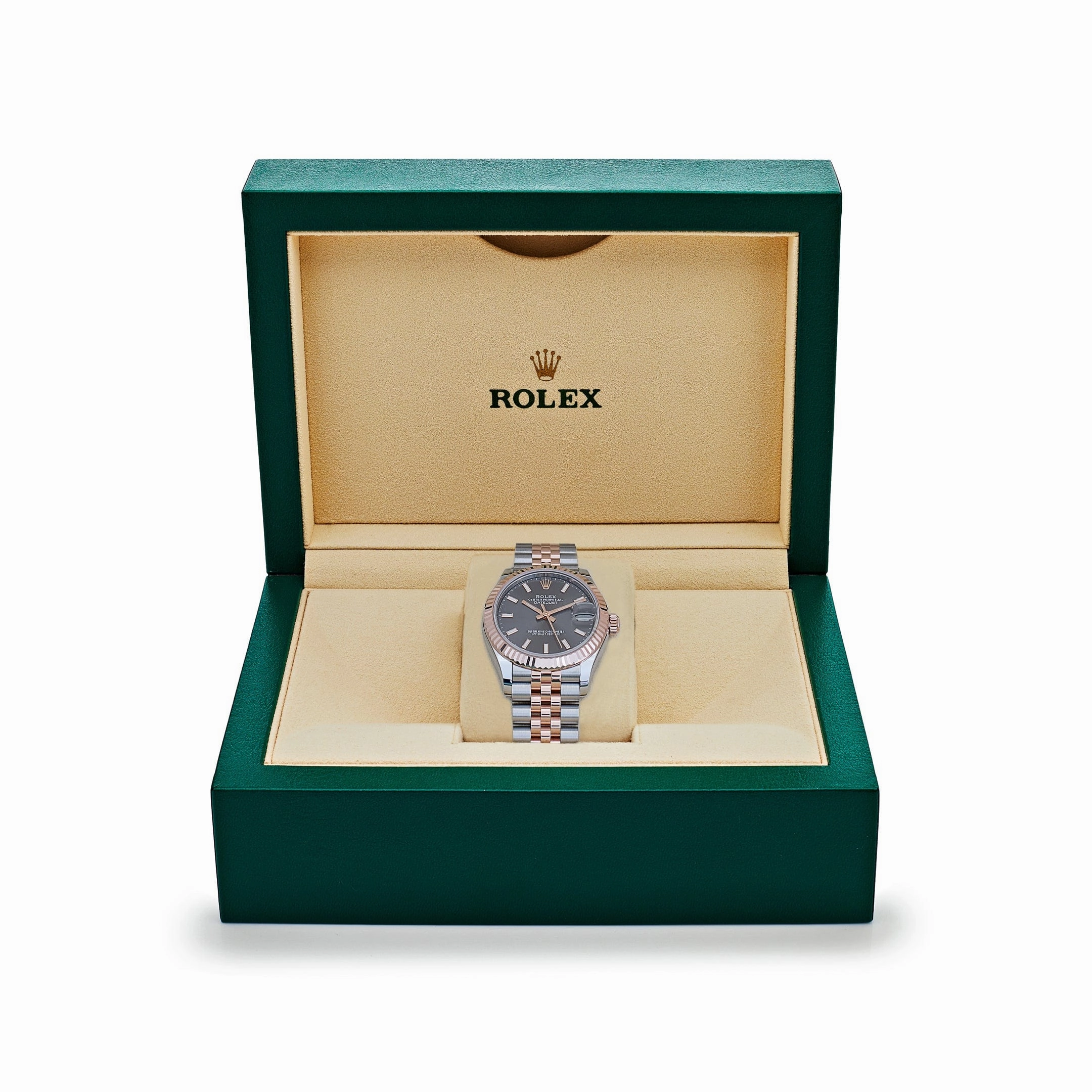 Rolex Datejust 31 278271 'Ladies' Stainless Steel Rose Gold Slate Dial (2025)