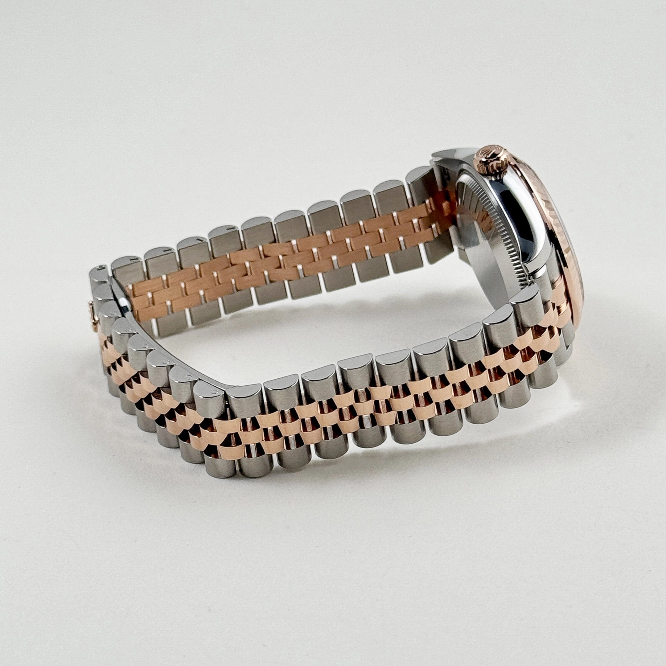 Rolex Datejust 31 278271 'Ladies' Stainless Steel Rose Gold White Roman Numerals Dial (2025)