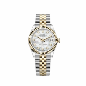 Rolex Datejust 31 278273 'Ladies' Yellow Gold Stainless Steel Mother of Pearl Diamond Dial (2024)