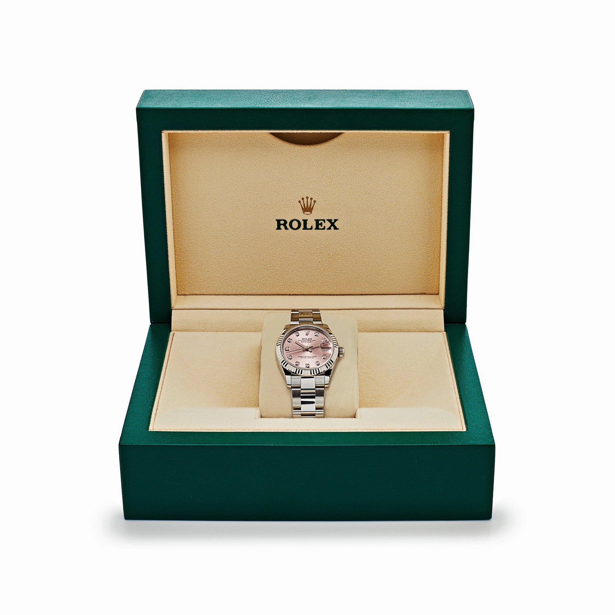 Rolex Datejust 31 278274 'Ladies' Stainless Steel Pink Diamond Dial