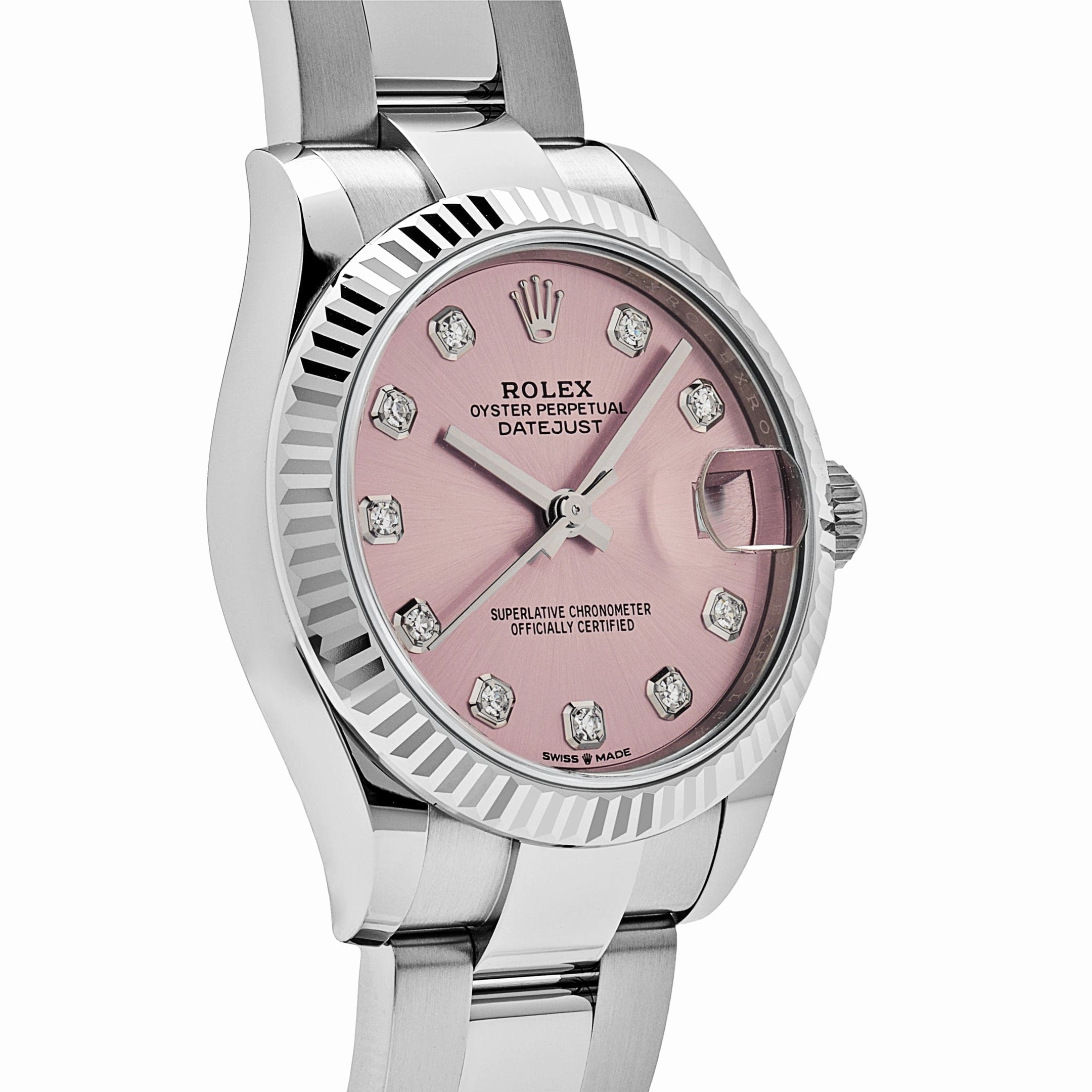 Rolex Datejust 31 278274 'Ladies' Stainless Steel Pink Diamond Dial