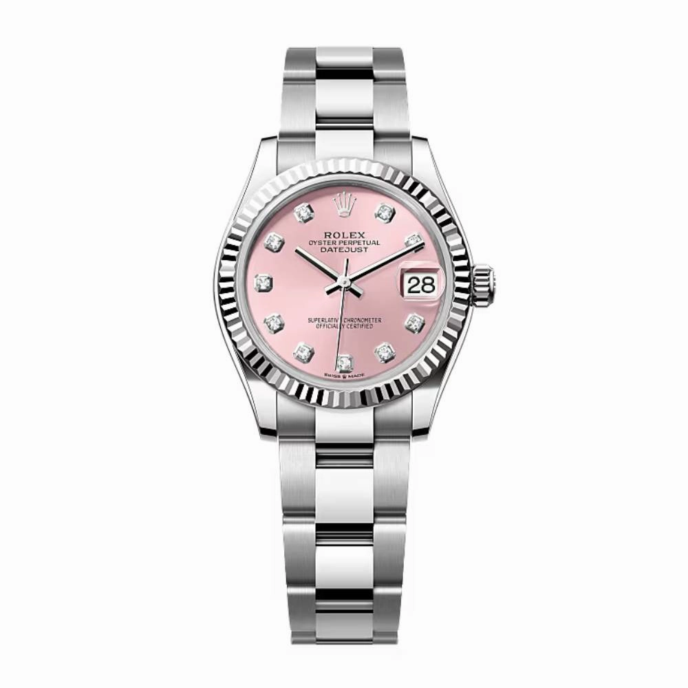 Rolex Datejust 31mm - Ref: 278274-0031 - Pink Diamond Dial, Stainless Steel Oyster Bracelet Women's Watch