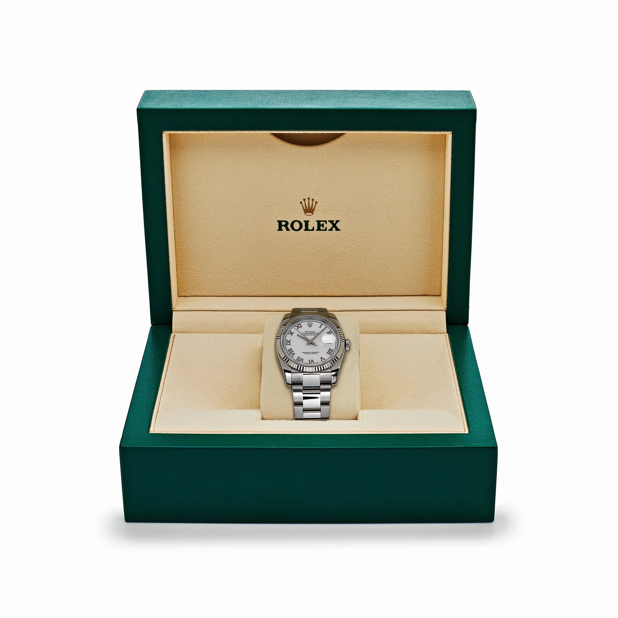Rolex Datejust 36 116234 Stainless Steel White Roman Numerals Dial