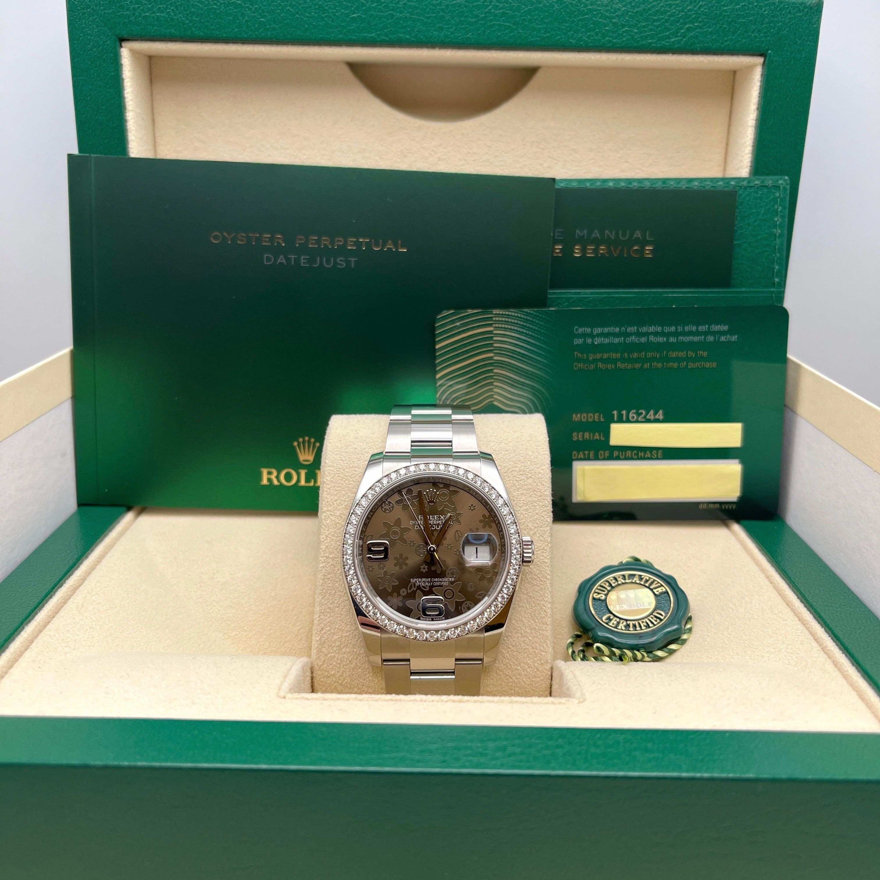 Rolex Datejust 36 116244 Stainless Steel