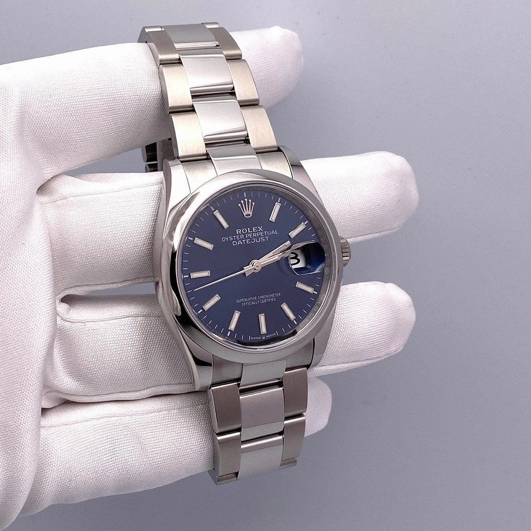 Rolex Datejust 36 126200 Stainless Steel Blue Dial Oyster
