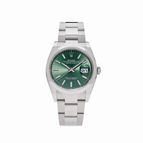 Rolex Datejust 36 126200 Stainless Steel Green Dial Oyster