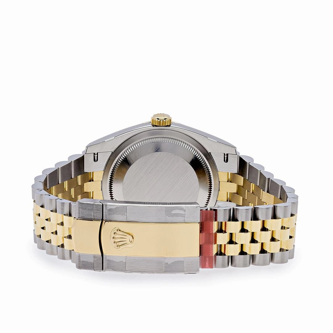 Rolex Datejust 36 126233 Stainless Steel Yellow Gold Palm Motif Dial Jubilee