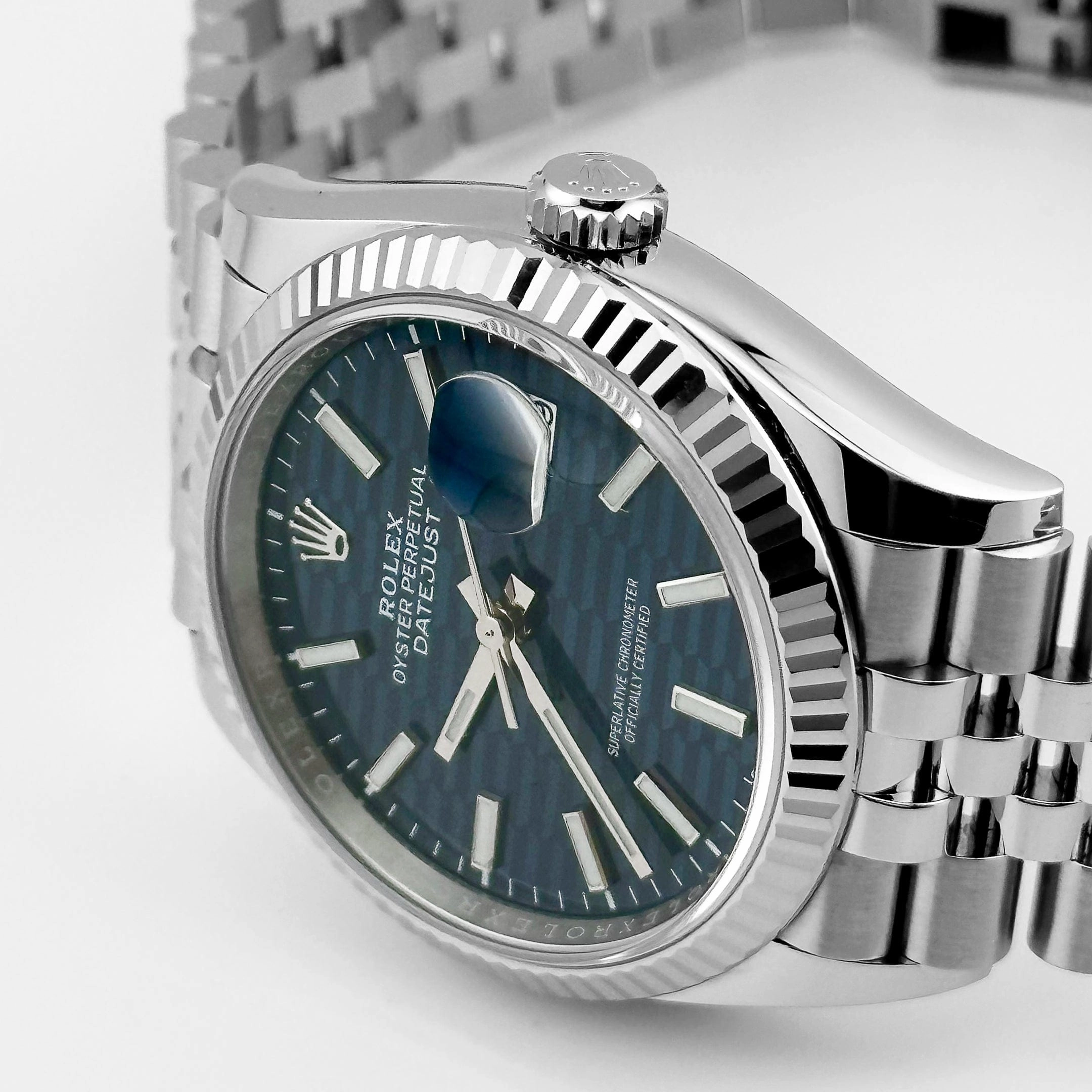 Rolex Datejust 36 126234 Stainless Steel Blue Motif Dial Jubilee (2023)