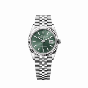 Rolex Datejust 36 126234 Stainless Steel Mint Green Dial Jubilee (2024)