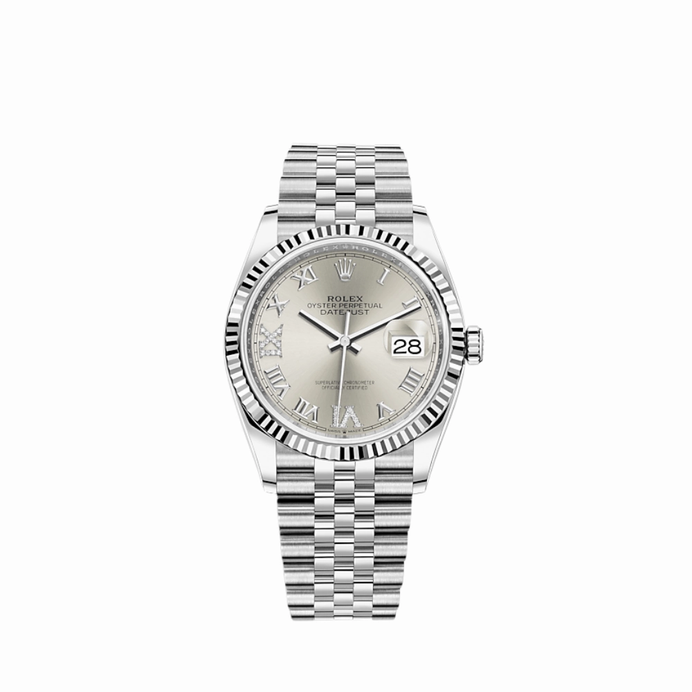 Rolex Datejust 36 126234 Stainless Steel Silver Dial Jubilee