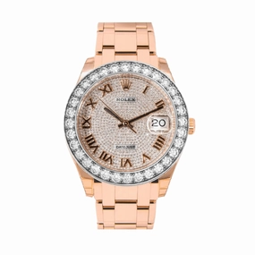 Rolex Datejust 39 Pearlmaster 86285 Diamond Paved