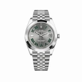 Rolex Datejust 41 126300 'Wimbledon' Stainless Steel Slate Dial Jubilee (2023)