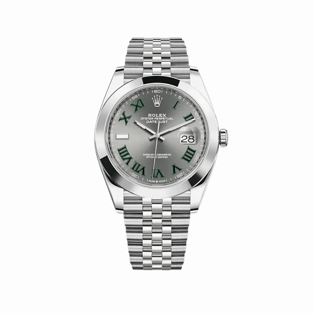 Rolex Datejust 41 126300 'Wimbledon' Stainless Steel Slate Dial Jubilee (2023)