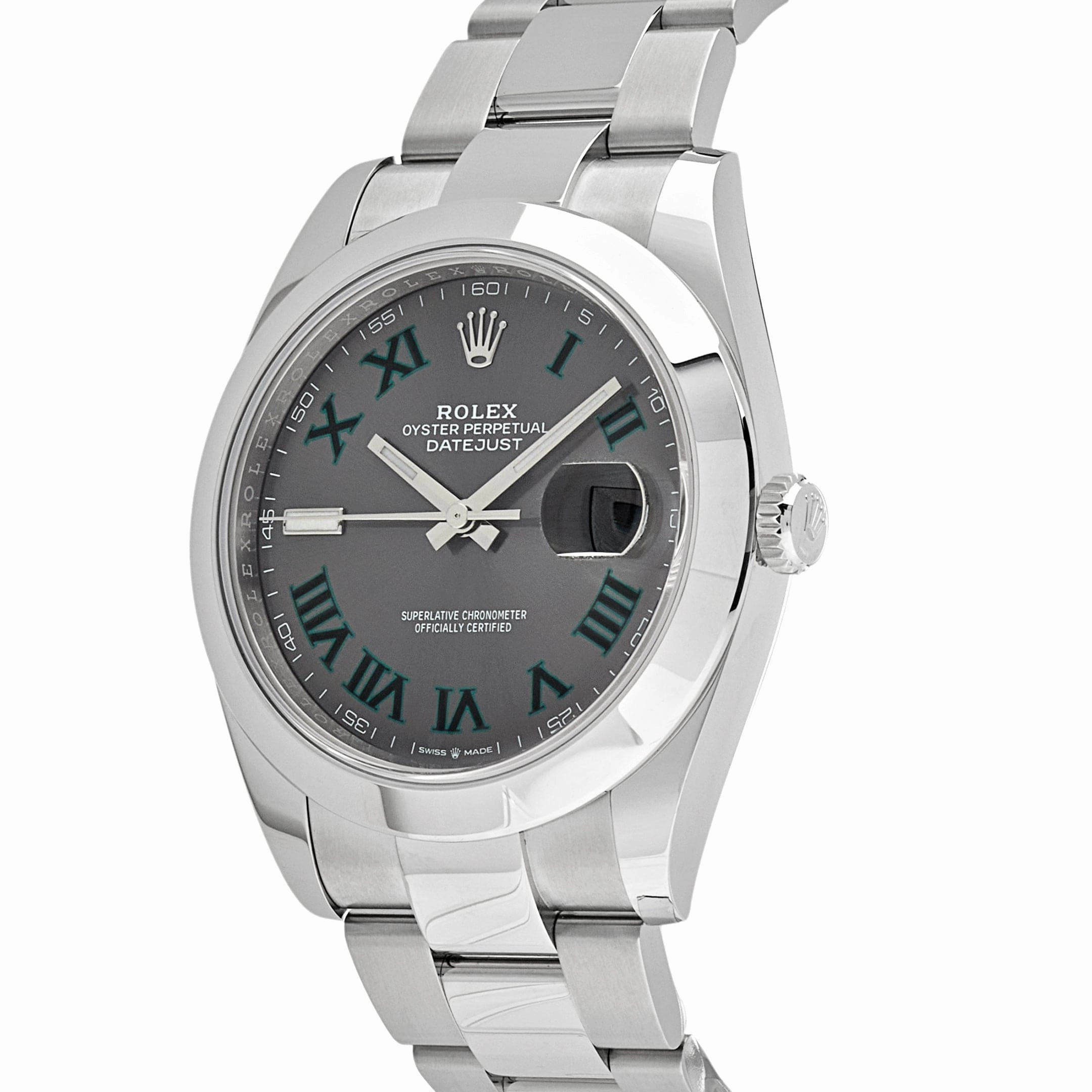 Rolex Datejust 41 126300 'Wimbledon' Stainless Steel Slate Dial Jubilee (2024)