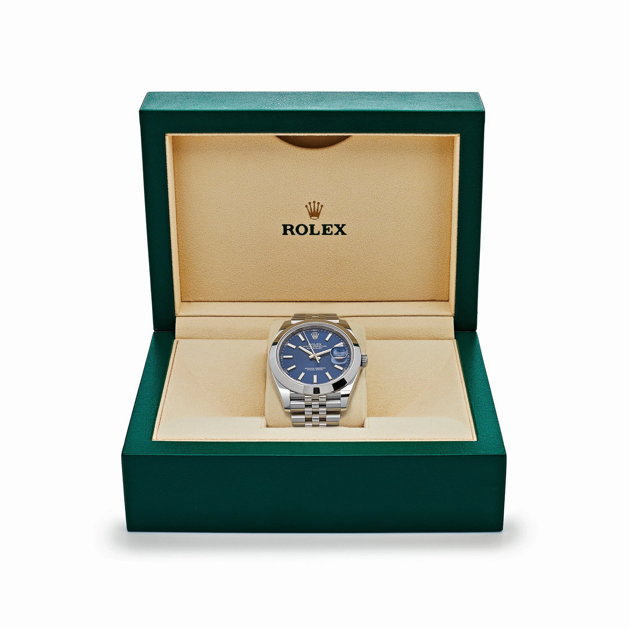 Rolex Datejust 41 126300 Stainless Steel Blue Dial Jubilee