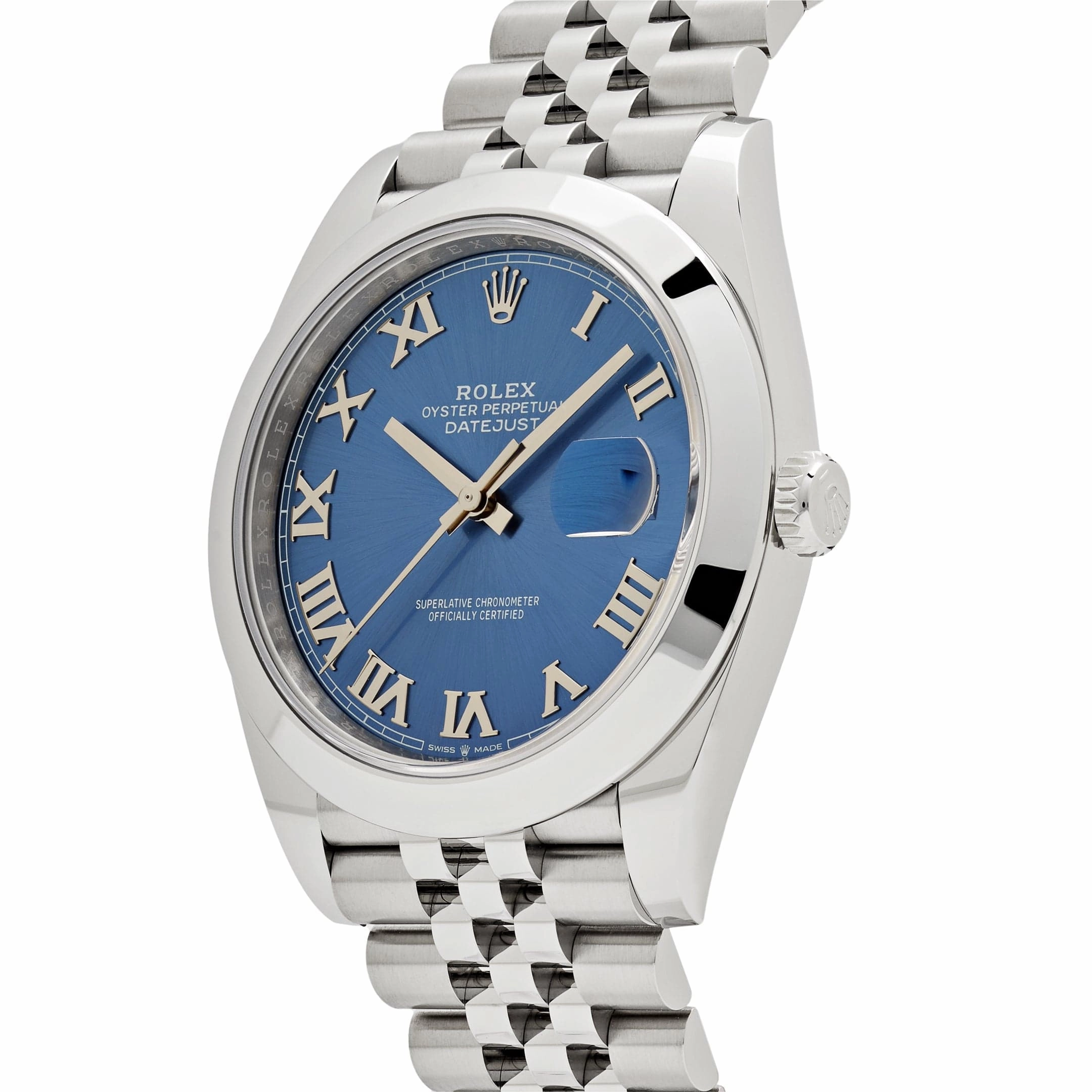 Rolex Datejust 41 126300 Stainless Steel Blue Roman Dial Jubilee (2025)