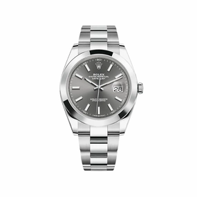 Rolex Datejust 41 126300 Stainless Steel Slate Dial Oyster