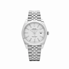 Rolex Datejust 41 126300 Stainless Steel Stick White Dial Jubilee (2024)
