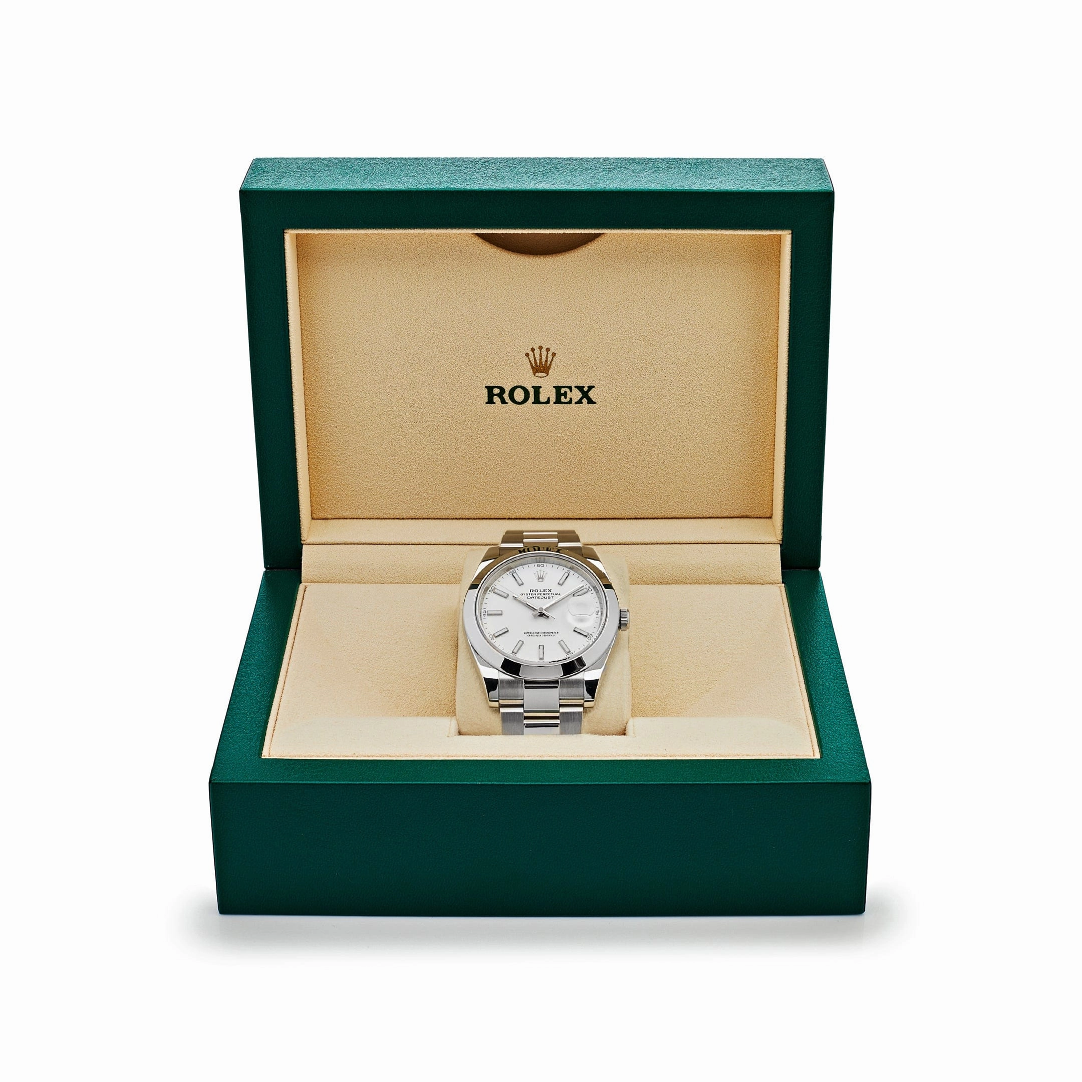 Rolex Datejust 41 126300 Stainless Steel White Dial Oyster