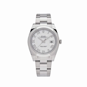 Rolex Datejust 41 126300 Stainless Steel White Roman Dial Oyster