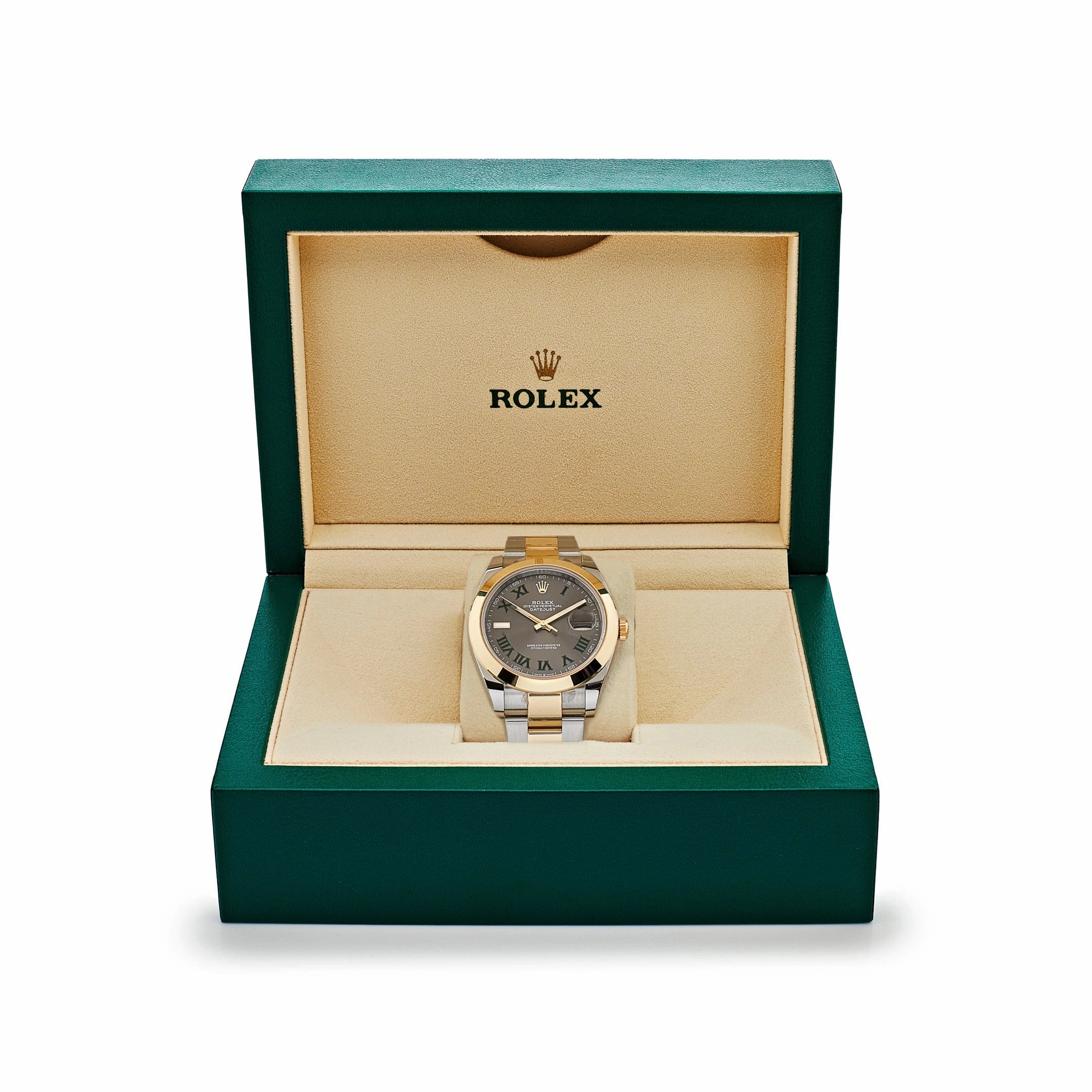 Rolex Datejust 41 126303 'Wimbledon' Yellow Gold Stainless Steel Slate Dial (2024)