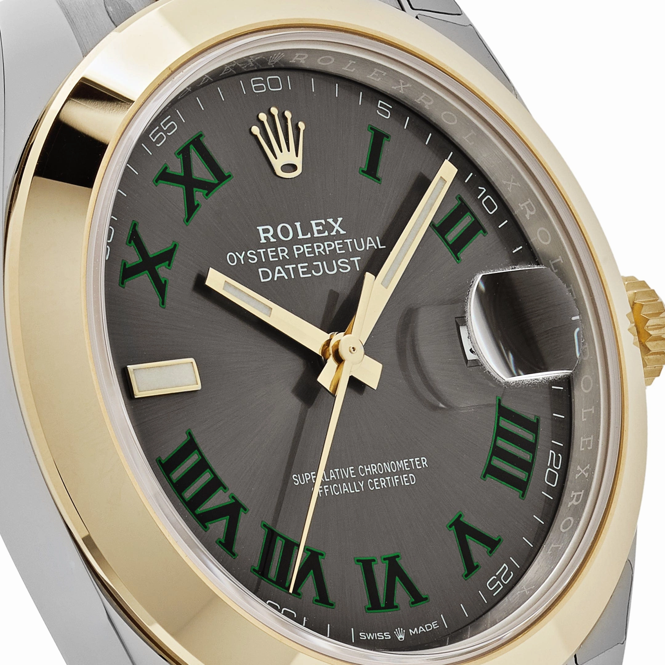 Rolex Datejust 41 126303 'Wimbledon' Yellow Gold Stainless Steel Slate Dial (2024)