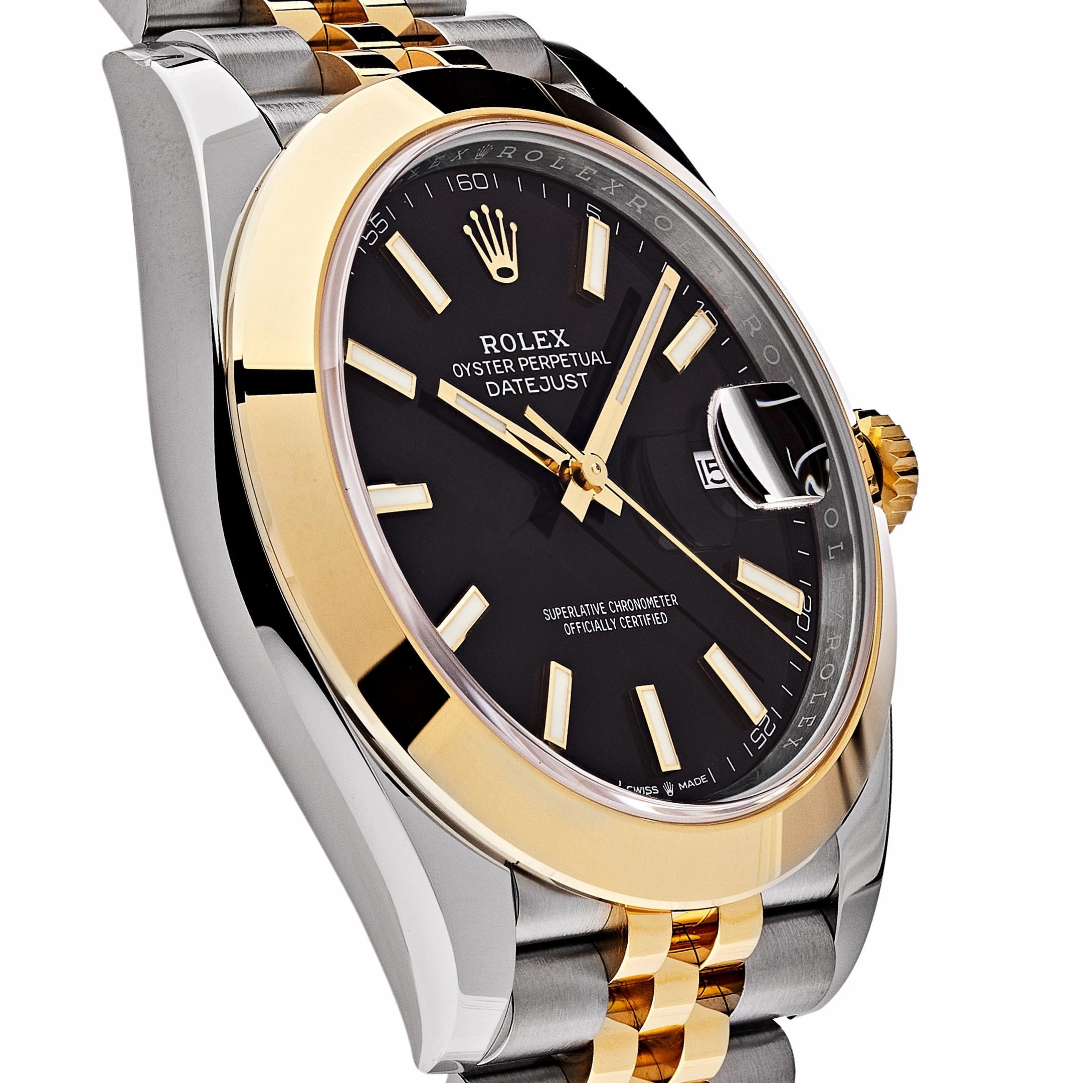 Rolex Datejust 41 126303 Stainless Steel Yellow Gold Black Dial Jubilee (2022)