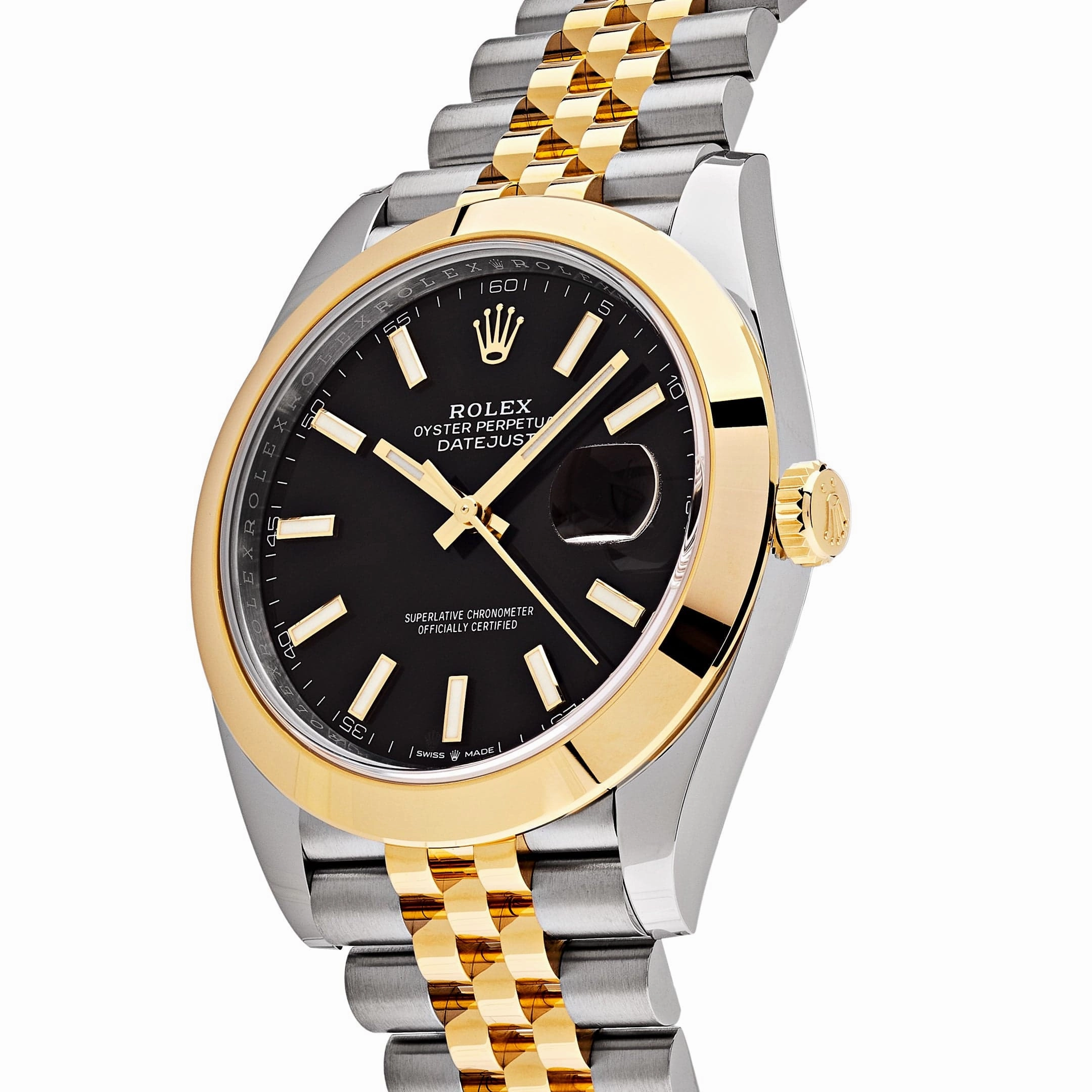 Rolex Datejust 41 126303 Stainless Steel Yellow Gold Black Dial Jubilee (2022)
