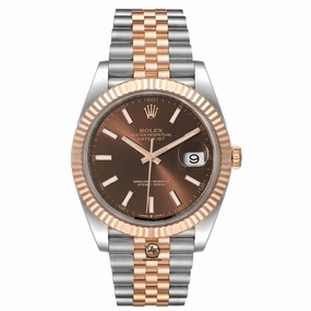 Rolex Datejust 41 126331 18k Rose Gold / SS  Oyster Perpetual Chocolate Dial Jubilee