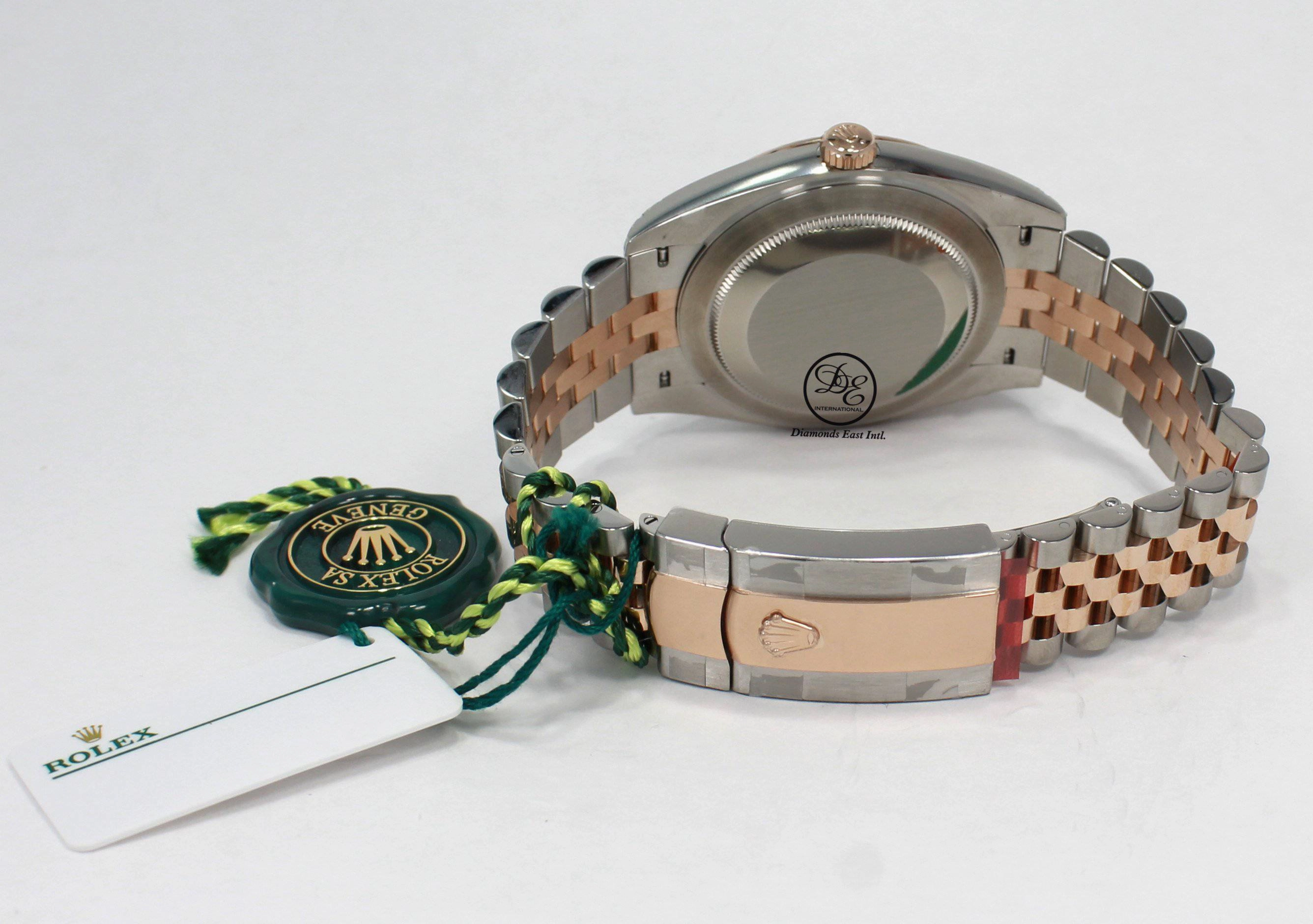 Rolex Datejust 41 126331 18k Rose Gold / SS  Oyster Perpetual Chocolate Dial Jubilee