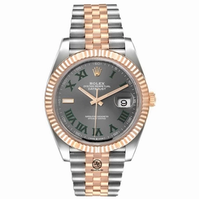 Rolex Datejust 41 126331 18k Rose Gold / SS  Oyster Perpetual FEDERER Roman Dial Jubilee UNWORN
