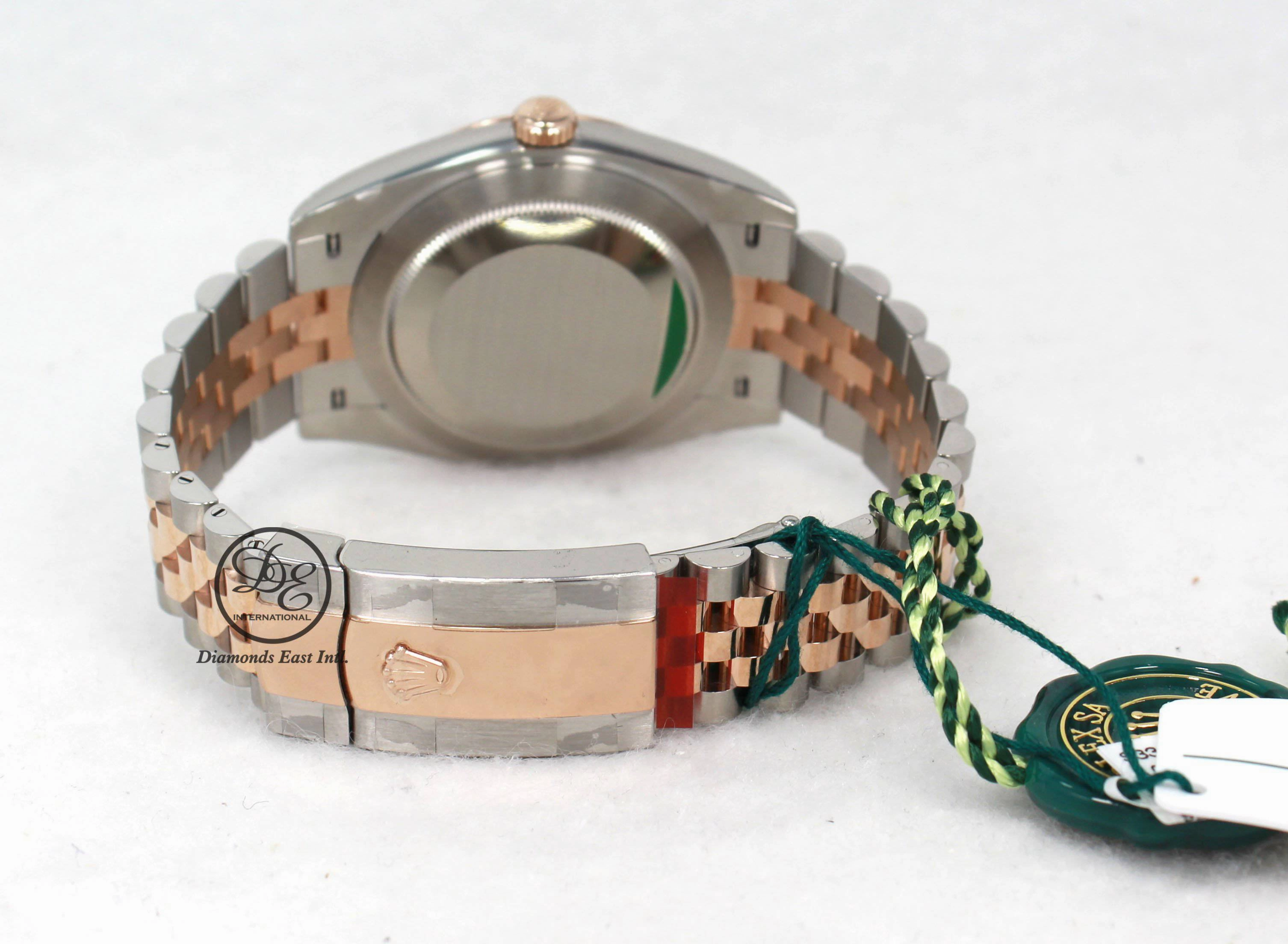 Rolex Datejust 41 126331 18k Rose Gold / SS  Oyster Perpetual FEDERER Roman Dial Jubilee UNWORN