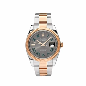 Rolex Datejust 41 126331 'Wimbledon' Rose Gold Stainless Steel