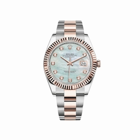 Rolex Datejust 41 126331 Rose Gold Stainless Steel MOP Diamond Dial