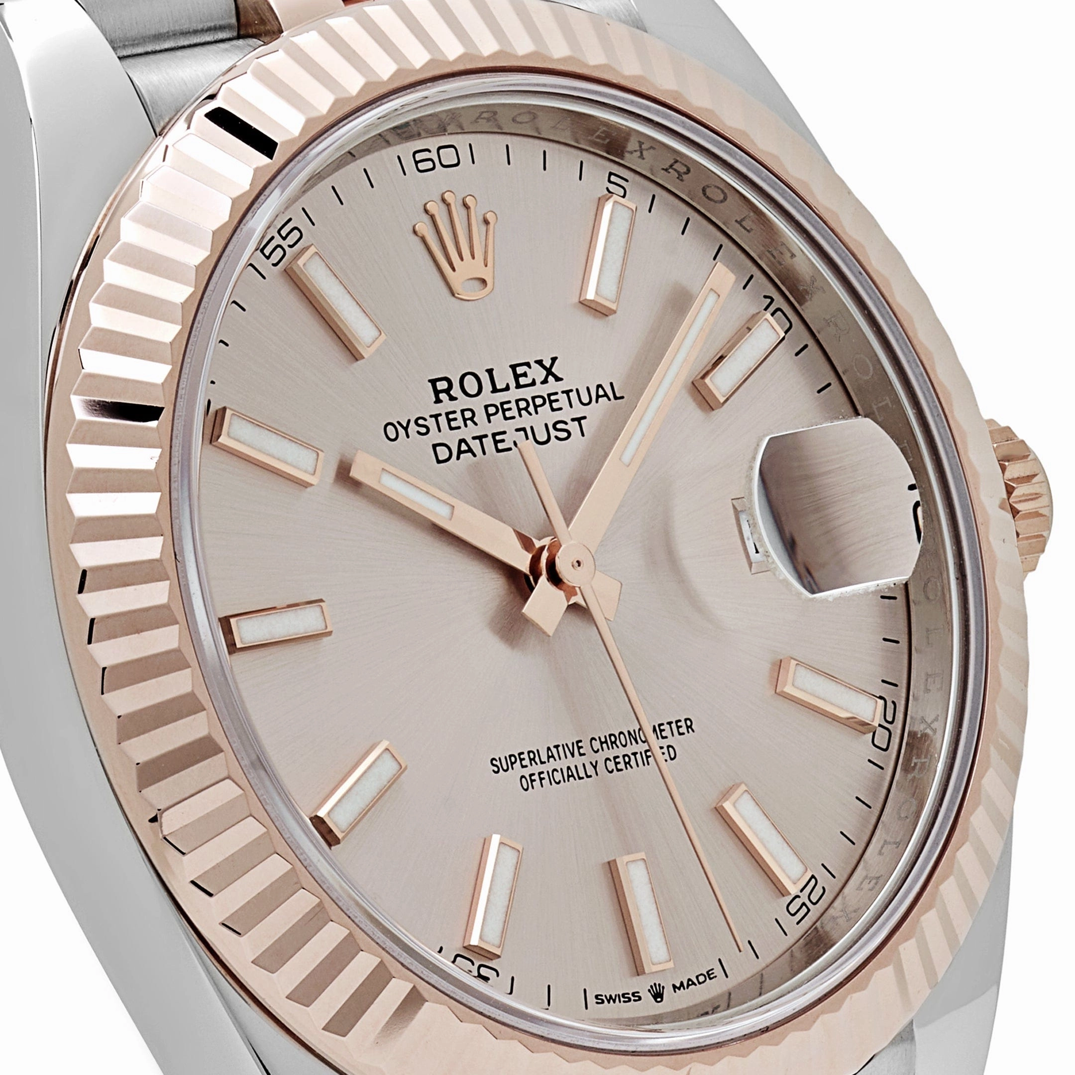 Rolex Datejust 41 126331 Rose Gold Stainless Steel Sundust Dial Jubilee (2024)