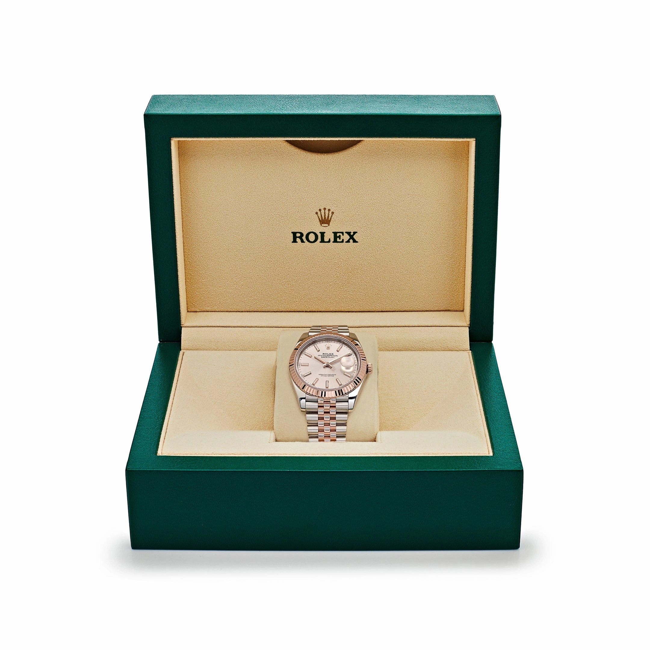 Rolex Datejust 41 126331 Rose Gold Stainless Steel Sundust Dial Jubilee (2024)