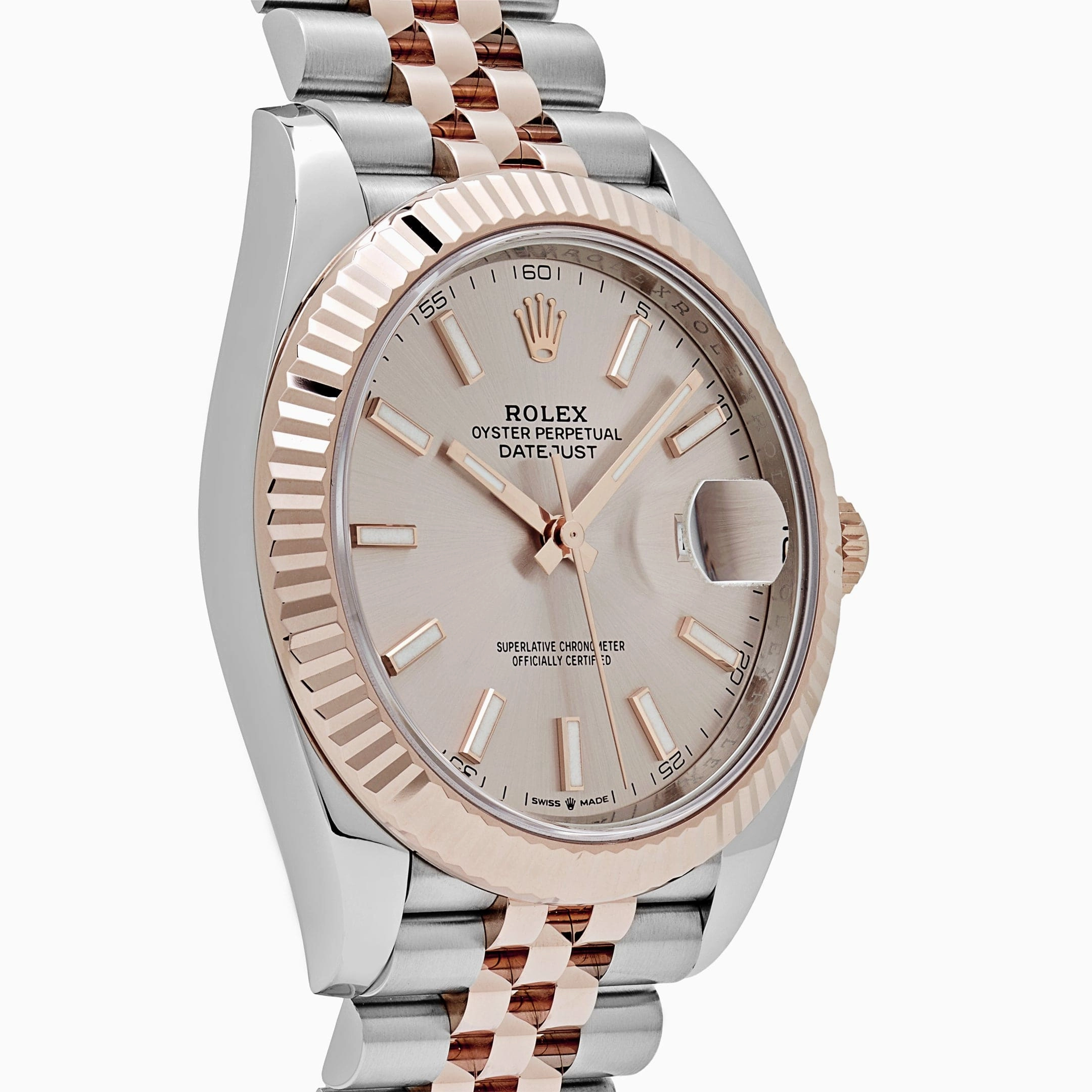 Rolex Datejust 41 126331 Rose Gold Stainless Steel Sundust Dial Jubilee (2024)