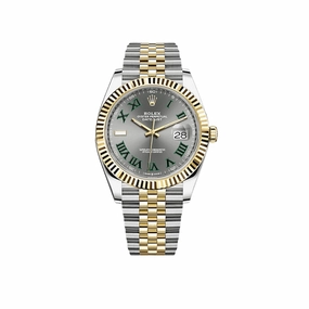 Rolex Datejust 41 126333 'Wimbledon' Yellow Gold Stainless Steel Slate Jubilee (2025)